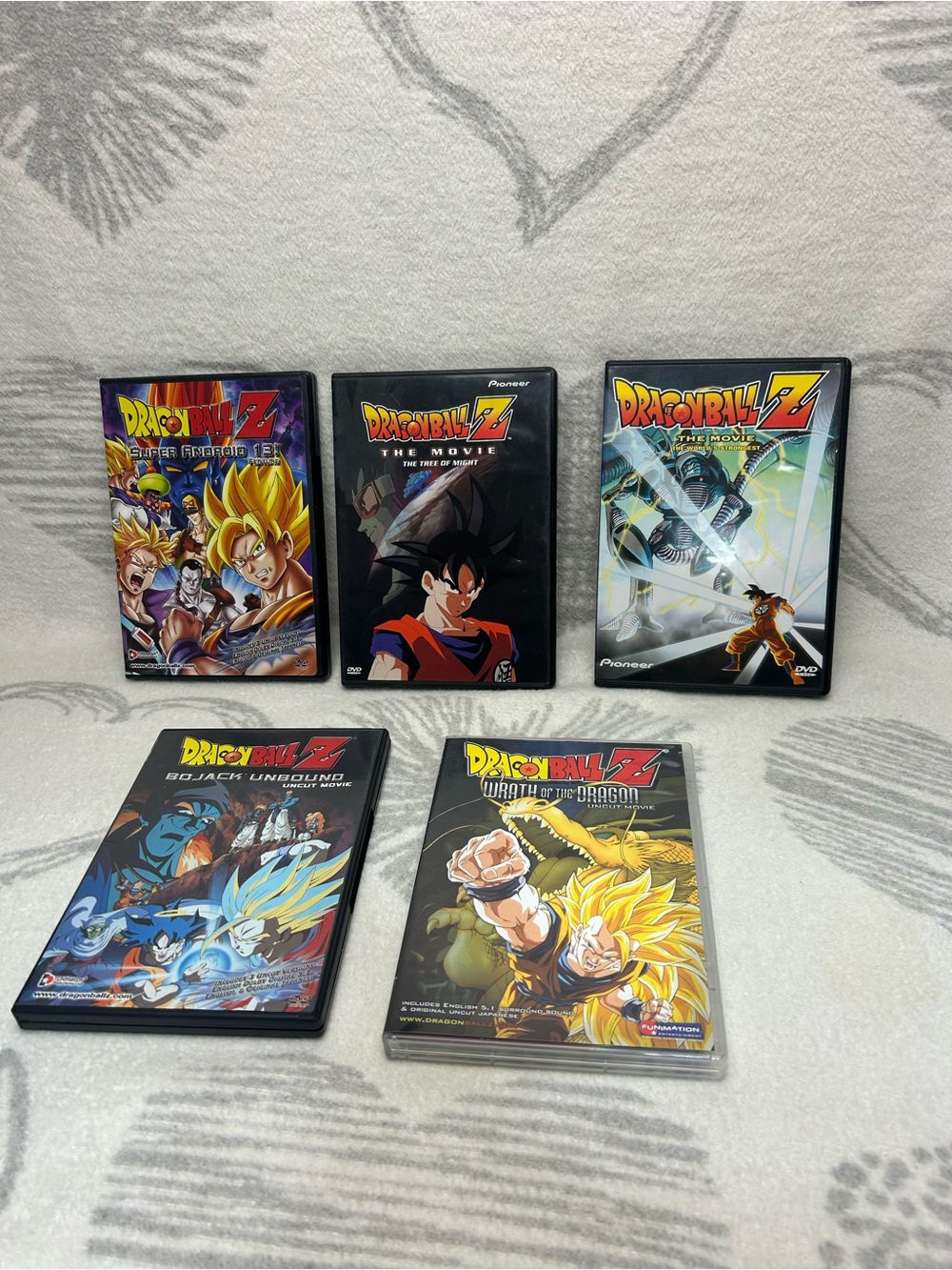 Dragon Ball Z All Uncut Lot Of 5 DVD movies WORKING